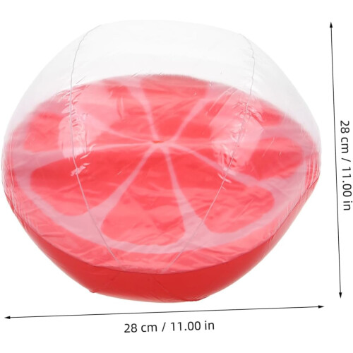 Beach Ball Φουσκωτό Slide Fruit Beach Φουσκωτό Πισίνα Πισίνες Beach Pool Float Outdoor 's Play Orange 1