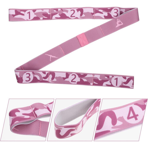 Γιόγκα Stretch Belt Fitness Resistance Strap Workout Band Ζώνες αντίστασης για ελαστική άσκηση διάτασης 1