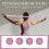 Γιόγκα Stretch Belt Fitness Resistance Strap Workout Band Ζώνες αντίστασης για ελαστική άσκηση διάτασης 7