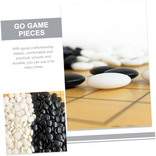 360 τμχ Pieces Go Games Go Chess Stone Επιτραπέζιο τσαντάκι παιχνιδιών Small Craft Chess 1