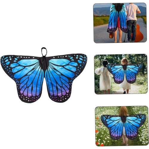 Shawl Butterflies Καλοκαιρινό Φόρεμα για Γυναικεία Αποκριάτικη Στολή Πεταλούδα Φτερά 2