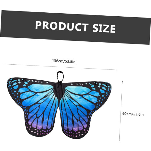Shawl Butterflies Καλοκαιρινό Φόρεμα για Γυναικεία Αποκριάτικη Στολή Πεταλούδα Φτερά 1