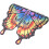Παιδική Στολή Butterfly Cape Butterfly Wings Εορταστικό μανδύα Άνετο και απαλό υπέροχο 1
