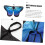 Shawl Butterflies Καλοκαιρινό Φόρεμα για Γυναικεία Αποκριάτικη Στολή Πεταλούδα Φτερά 6