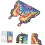 Παιδική Στολή Butterfly Cape Butterfly Wings Εορταστικό μανδύα Άνετο και απαλό υπέροχο 5