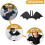Φανταχτερό φόρεμα Cosplay Στολή Halloween Wings για παιδιά Ενήλικες σετ αξεσουάρ για πάρτι 2