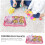 Mini Iron Art Tea for Pretend Play Μινιατούρα μοντέλα σκευών τσαγιού με τσαγιέρα και φλιτζάνια 8