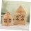 2 τμχ Mini House Slice Party Houses Επιτραπέζιο Σπίτι Slice Μικρό Διακοσμημένο Σπίτι 8