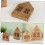 2 τμχ Mini House Slice Party Houses Επιτραπέζιο Σπίτι Slice Μικρό Διακοσμημένο Σπίτι 7