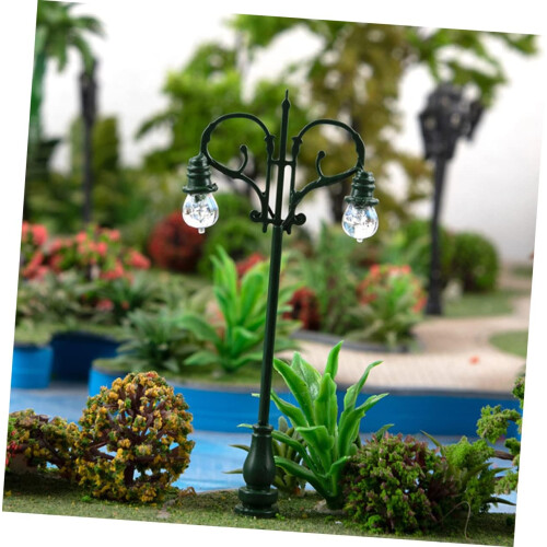 2 τεμ. Micro Landscape Garden Light Train Light Signal Small Street Light 1