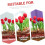 Μινιατούρα σε γλάστρα Προσομοίωση Tulip Bonsai Διακοσμητικό κουκλόσπιτο 4