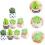 8 τμχ Cactus Micro Landscape Plant House Miniature σε γλάστρα Τεχνητά φυτά κάκτου 2