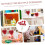 Σετ 10 Mini Fake Balloons Props για διακόσμηση κουκλόσπιτου για DIY Craft projects 7