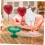 Σετ 10 Mini Fake Balloons Props για διακόσμηση κουκλόσπιτου για DIY Craft projects 6