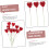 Σετ 10 Mini Fake Balloons Props για διακόσμηση κουκλόσπιτου για DIY Craft projects 3