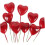 Σετ 10 Mini Fake Balloons Props για διακόσμηση κουκλόσπιτου για DIY Craft projects 5