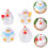 4τμχ Στολίδια και διακοσμητικά Mini Chick Decor Mini Animal Στολισμός Mini Resin Animals 7