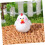 4τμχ Στολίδια και διακοσμητικά Mini Chick Decor Mini Animal Στολισμός Mini Resin Animals 3