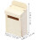 Realistic Mini Mailbox Model Wooden Mailbox Toy Se 2