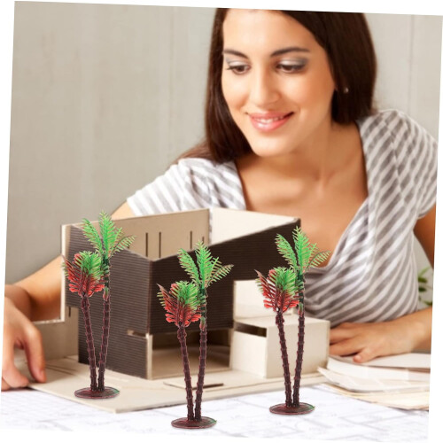 20 τεμ. Προσομοίωση Small Coconut Tree Micro Coconut Tree Decor Small Tree Model 2
