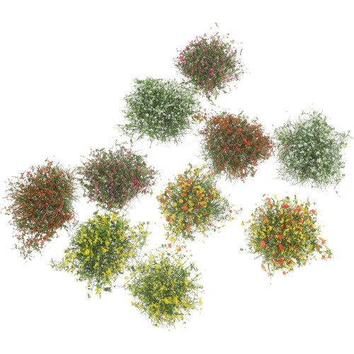 10 τμχ Simulation Flower Cluster DIY Mini Flower Micro Landscape Decorations Flowers Groups