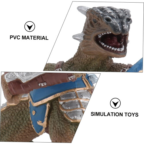 Dinosaur Warrior Model Plaything Dinosaur Toys Simulation Decor Dinosaur 1