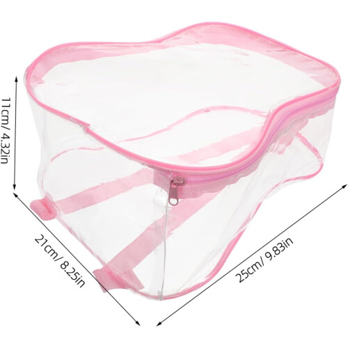 Storage Bag Clear Organizer for Dolls Clear Doll Backpack Διαφανής κούκλα τσάντα μεταφοράς Clear Doll Storage Organizer 1