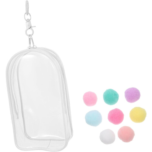 Doll Fidget Keychain Storage Bag υψηλής διαφάνειας Pvc οθόνη και συλλεκτική θήκη μεταφοράς