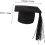 4 τμχ Dr. Doll Hat Doll Custome Miniature Stuff Αξεσουάρ μινιατούρας σπιτιού Μαύρη τσόχα 2