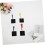 4 τμχ Dr. Doll Hat Doll Custome Miniature Stuff Αξεσουάρ μινιατούρας σπιτιού Μαύρη τσόχα 8