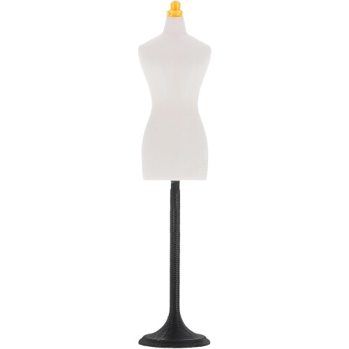 Ράψιμο μανεκέν γυναικείο φόρεμα Stand Παιχνίδι Mannequin Model Stand White για φορέματα κούκλας