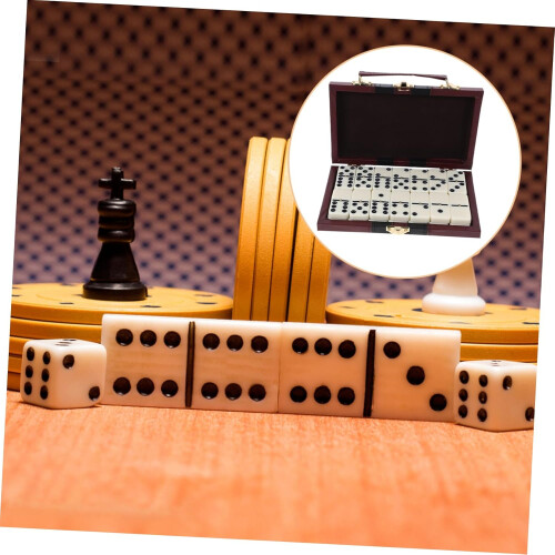 1 Σετ Μπομπονιέρες Διασκέδαση Domino Wooden 2