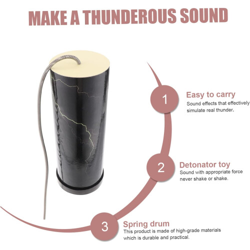 Μουσικό όργανο Xylophone Thunder Spring Drum Shaker Όργανο κρουστών 1