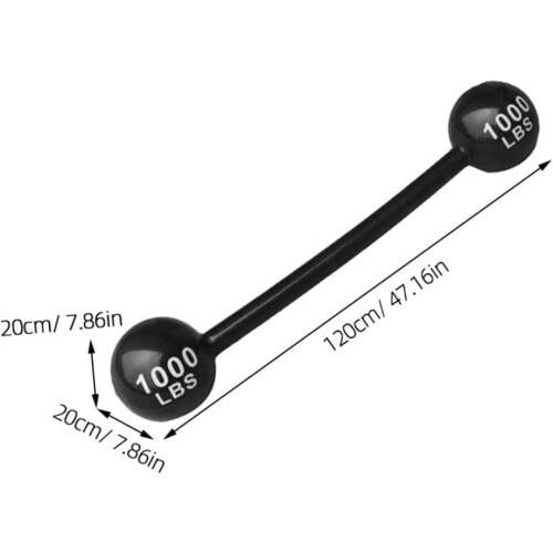 3 τεμ. Φουσκωτό Στήριγμα για αλτήρες Παχύ Barbell Γιρλάντα Κρεμαστό Διακοσμητικό Barbell 1