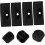 Dumbbell Cradles Rack 4 Pack Ελαφρύ στήριγμα βάσης για αποθήκευση στο σπίτι στο γυμναστήριο 6