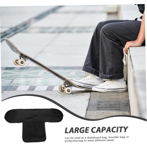 Σακίδιο πλάτης Skateboard Φορητό κιτ επένδυσης χωνιού Τεχνητή τσάντα ώμου ζώνης 2