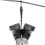 Hanger Fishing Boot Dry Rack Μπότες κρεμαστός ιμάντας εξωτερικού χώρου Μαύρο 8
