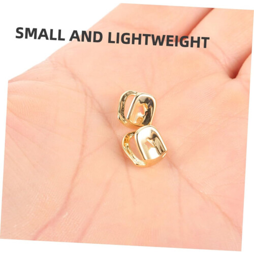 Rapper Tooth Accessories Single Tooth Cap Gold Decor for Cosplay Events 1