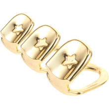 Rapper Tooth Accessories Single Tooth Cap Gold Decor for Cosplay Events