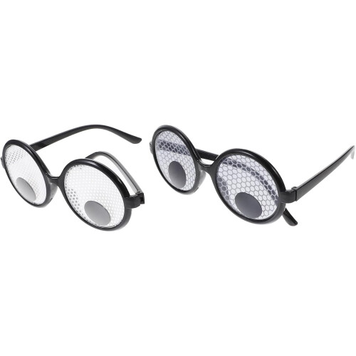 2 τμχ Rolling Eye Glasses Αστεία αξεσουάρ φορεσιάς Photo Prop Αστεία γυαλιά ηλίου