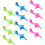 30 τεμ. Stretchy Chicken Toy Projectile Dinosaur Toy Παιχνίδι φάρσας για αγόρια και κορίτσια για παιδιά 1