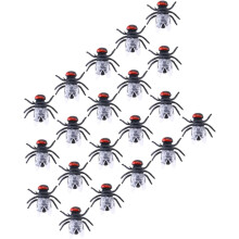 100 τεμ. Fly Prank Toys Halloween Fake insects Scary Artificial Bugs for Party Pranks Trick Box