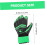 Γάντι ποδοσφαίρου Latex Golkeeper Glove Maximum Stretch and Secure Wrist Support for Control 2