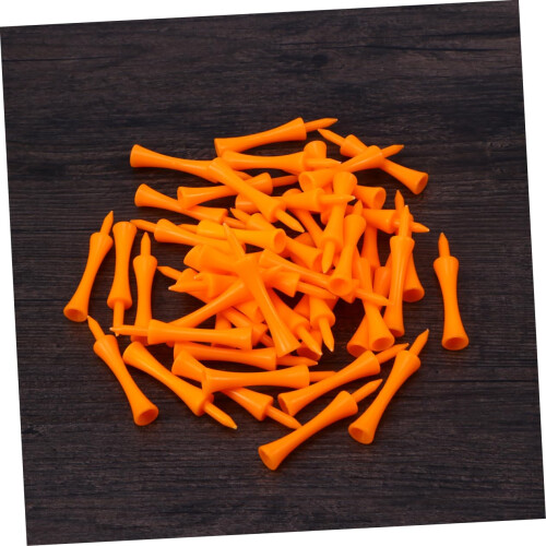 2 σετ 70mm Large Castle Tees Plastic Tee Abs Material Tee για αρχάριους και επαγγελματίες 50τμ*2 2