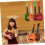 Κιθάρα για αγόρια και κορίτσια Mini Fruit Guitar Ukulele Εκπαιδευτικό Μουσικό Παιχνίδι Strawberry 2