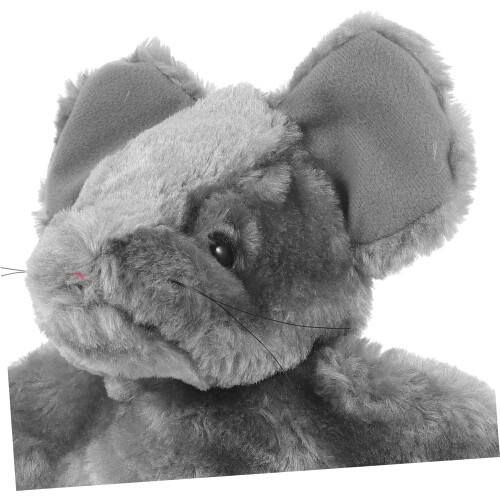 Ποντίκι Animal Hand Puppet Stuffed Animal Puppet Performance Prop Pp Cotton Grey 2
