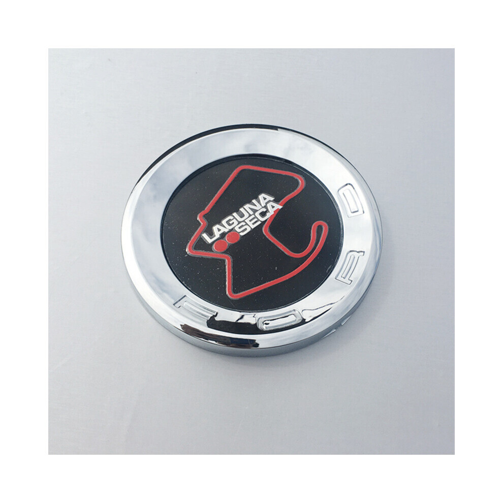 (Laguna Seca) Rear Mustang Trunk Lid Emblem Badge Gas Cap Ford Anniversary Chrome 15Cm Logo 4037216493971