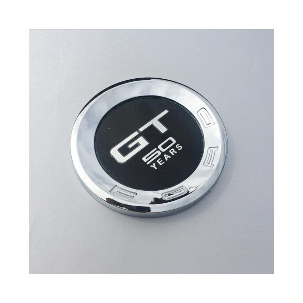 (Gt 50 Years) Rear Mustang Trunk Lid Emblem Badge Gas Cap Ford Anniversary Chrome 15Cm Logo 4037216493964