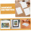 8 φύλλα Ξύλινο παζλ Παζλ Thermal Jigsaw Thermal Tape Diy Supply Cognitive Plaything 8
