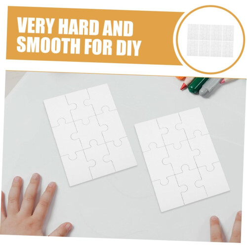 8 φύλλα Ξύλινο παζλ Παζλ Thermal Jigsaw Thermal Tape Diy Supply Cognitive Plaything 2